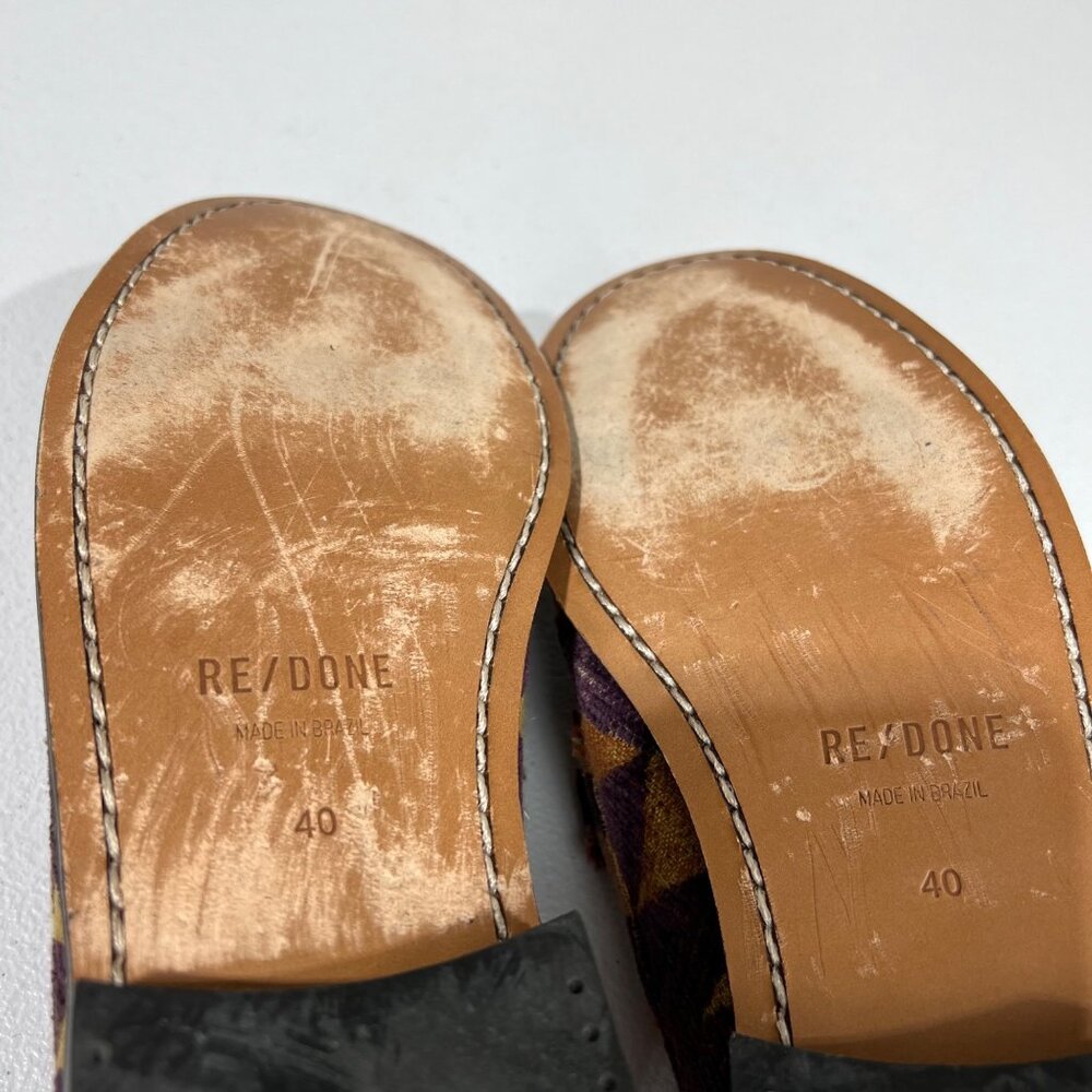 $450 NEW RE/DONE PRINTED LOAFERS SZ 40 9 - Picture 7 of 7